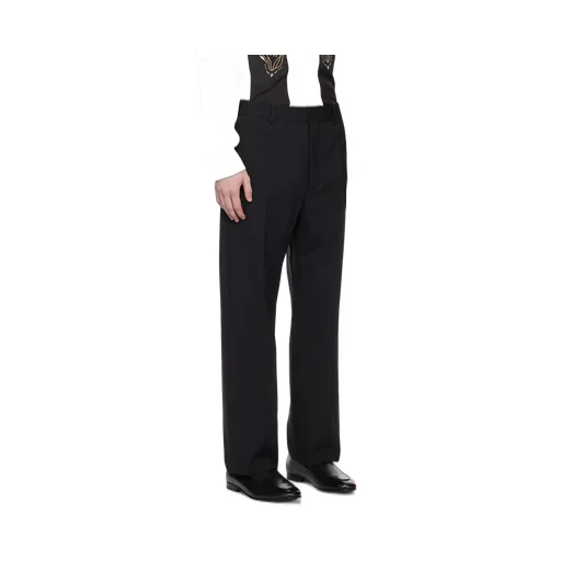 Logo-Plaque Tailored Trousers