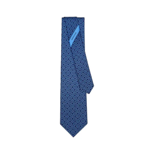 Totem Printed Silk Tie