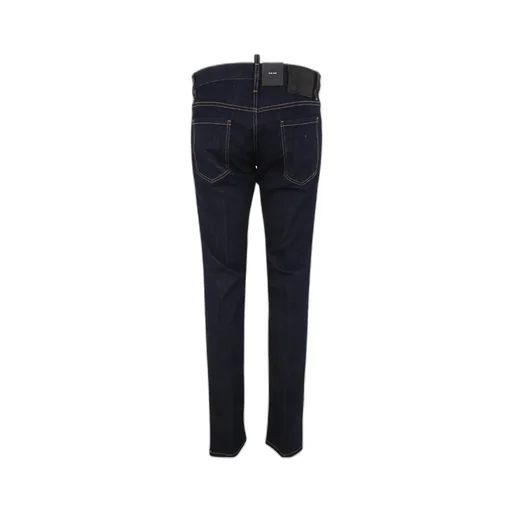 Dsquared2 Logo Patch Straight Leg Jeans
