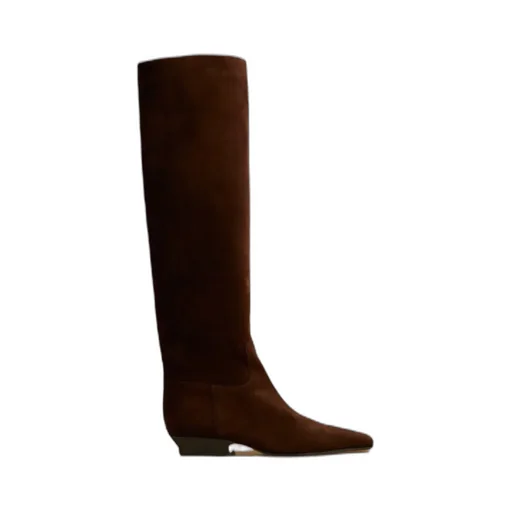 Khaite The Marfa Classic Flat Knee High Boots