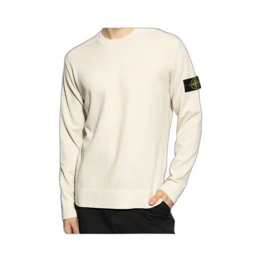 Stone Island Logo Patch Crewneck Sweatshirt