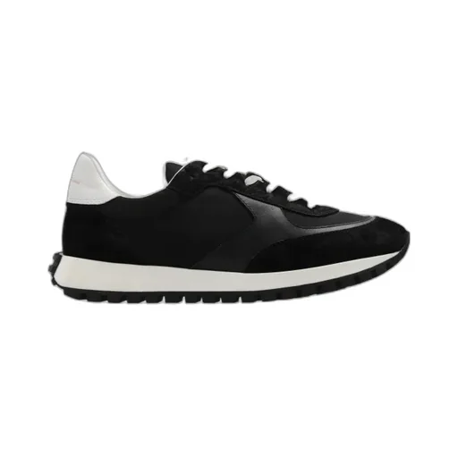 Gianvito Rossi Gravel Low-Top Panelled Sneakers