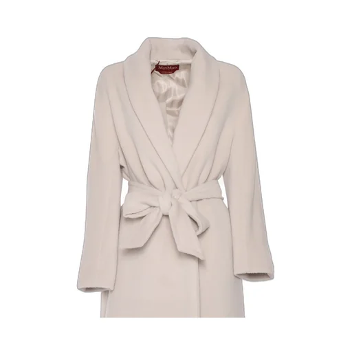 Max Mara Studio Belted Long-Sleeved Coat