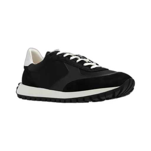 Gianvito Rossi Gravel Low-Top Panelled Sneakers