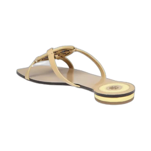 Tory Burch Miller Double T Logo Plaque Slip-On Slides