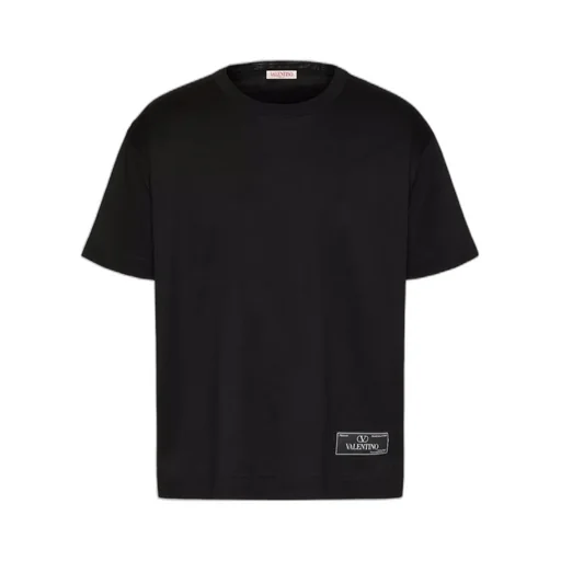 Valentino	Logo Patch Crewneck T-Shirt