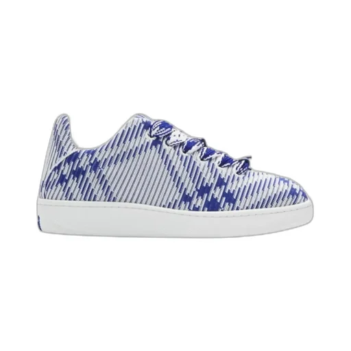 Burberry Bubble Check-Printed Lace-Up Sneakers
