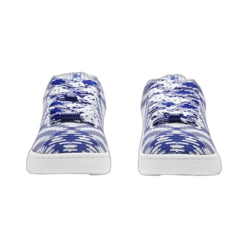 Burberry Bubble Check-Printed Lace-Up Sneakers