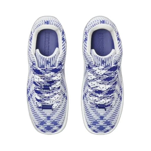 Burberry Bubble Check-Printed Lace-Up Sneakers