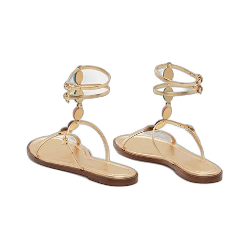 Gianvito Rossi Shanti Embellished Flat Sandals