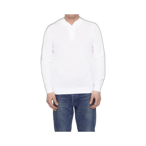 John Smedley Bradwell Long-Sleeve Polo Shirt
