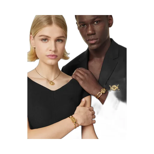 Versace Medusa '95 Polished Finish Cuff Bracelet