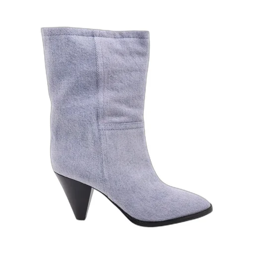 90Mm Pointed Suede Ankle Boots