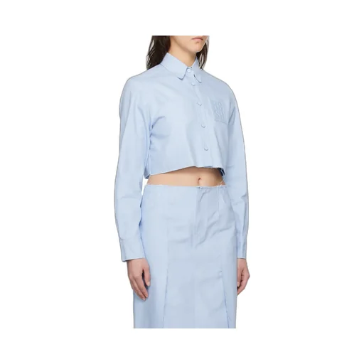 Cropped Cotton Shirt