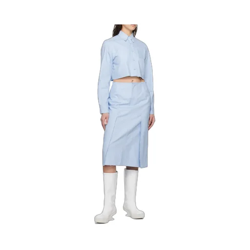 Cropped Cotton Shirt