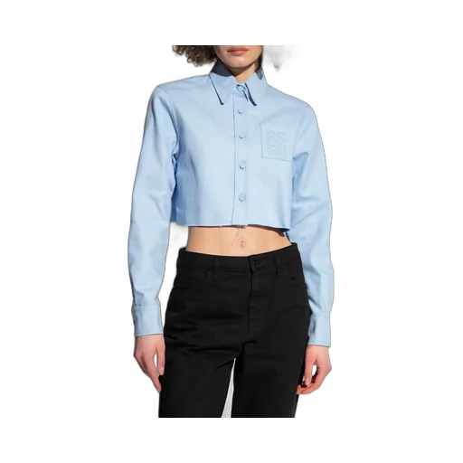 Cropped Cotton Shirt