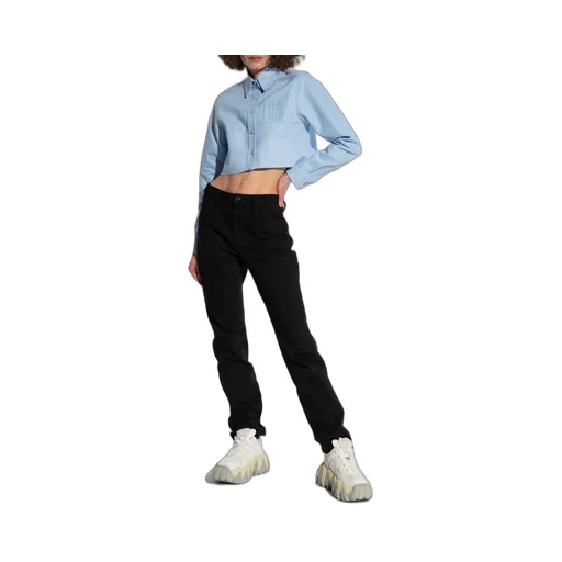 Cropped Cotton Shirt