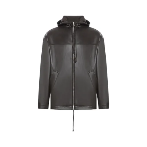Bottega Veneta Zip-Up Hooded Jacket
