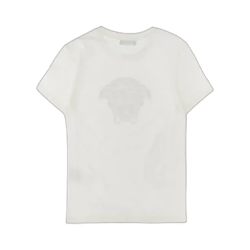Versace Kids Medusa Embellished Crewneck T-Shirt