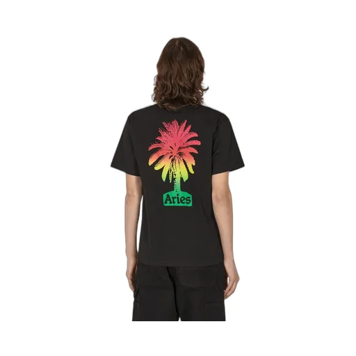 Rib T-Shirt With Round Neck