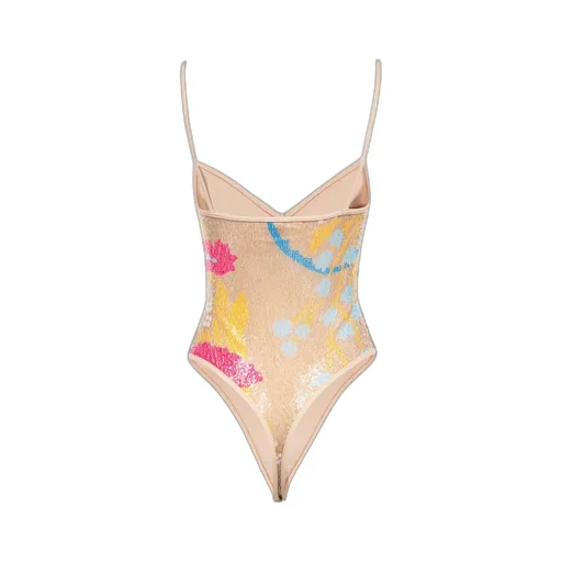 Sequin-Embellished Swimsuit