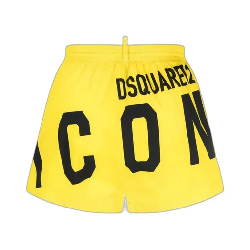 Dsquared2 Logo-Printed Drawstring Swim Shorts