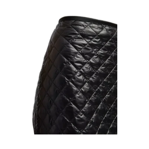 Moncler Logo Patch Quilted Mini Skirt