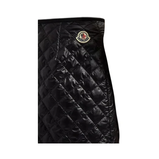 Moncler Logo Patch Quilted Mini Skirt