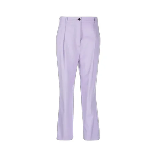 Cropped High-Waisted Trousers
