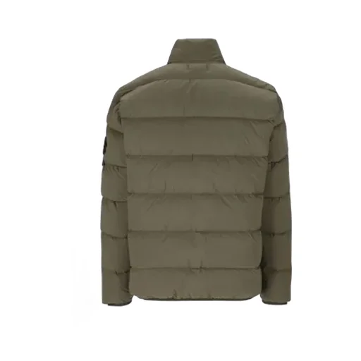 Stone Island High-Neck Zip-Up Coat