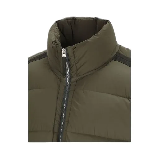 Stone Island High-Neck Zip-Up Coat