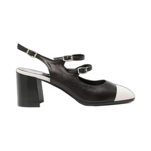 Carel Paris Papaya Colour-Block Slingback Pumps