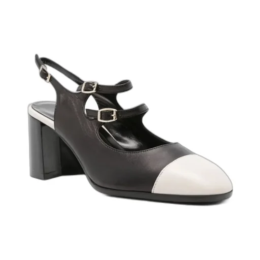 Carel Paris Papaya Colour-Block Slingback Pumps
