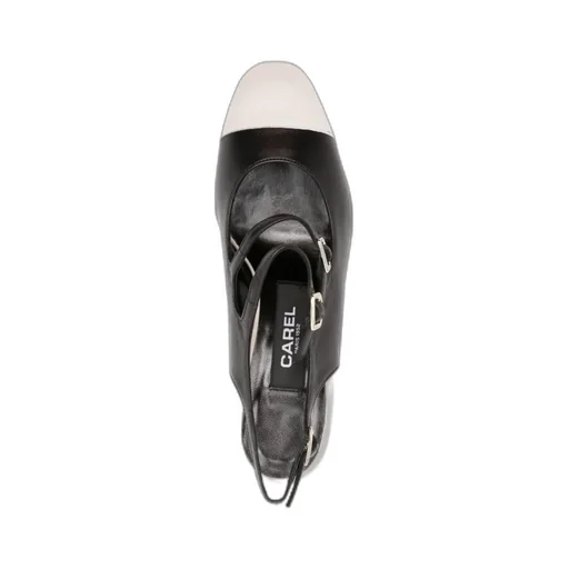 Carel Paris Papaya Colour-Block Slingback Pumps