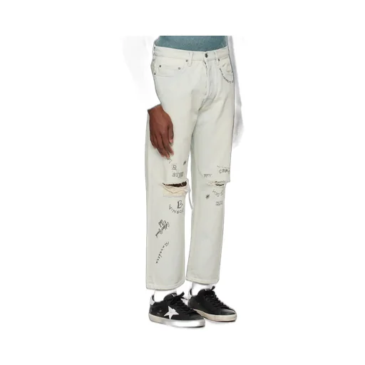 Golden Goose Deluxe Brand Distressed Cropped Jeans