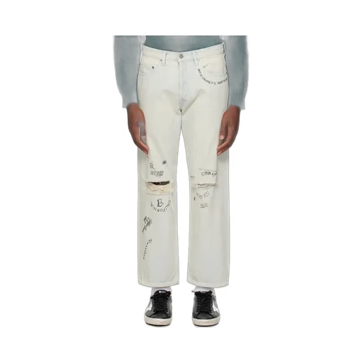 Golden Goose Deluxe Brand Distressed Cropped Jeans