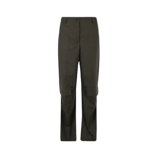 P.A.R.O.S.H. Mid-Rise Wide-Leg Pants