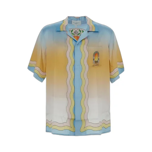 La Danse-Print Silk Shirt