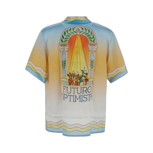 La Danse-Print Silk Shirt