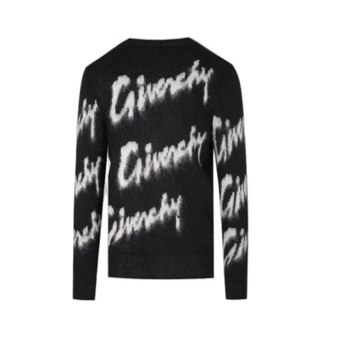 Givenchy Logo Embroidered Crewneck Knit Jumper