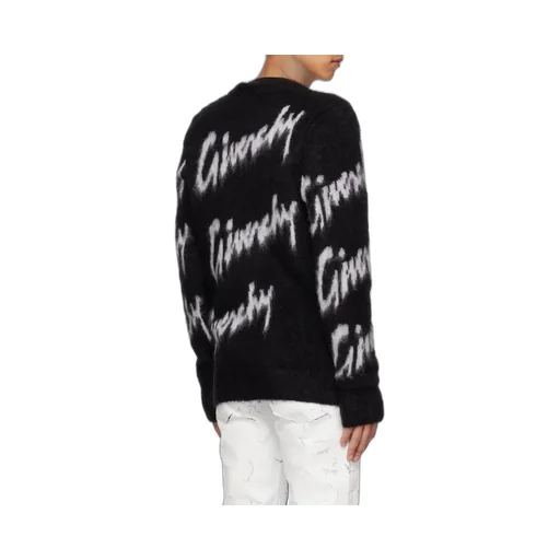Givenchy Logo Embroidered Crewneck Knit Jumper