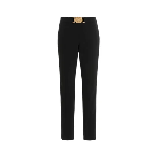 Moschino Smiley Buckled Tailored Pants