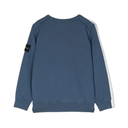 Stone Island Junior Logo Patch Crewneck Sweatshirt