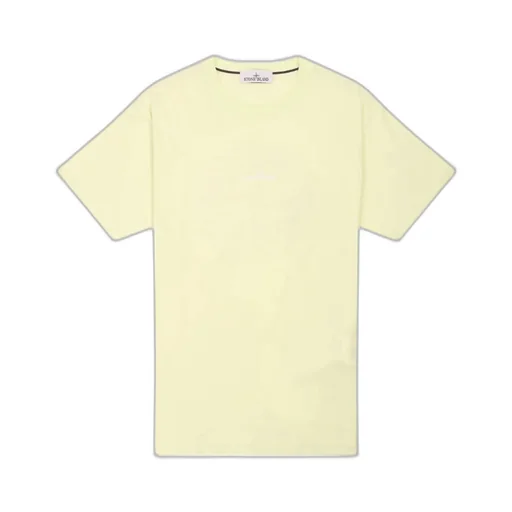 Stone Island Logo Printed Crewneck T-Shirt