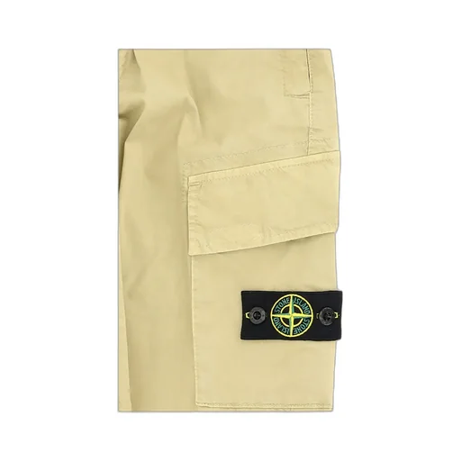 Stone Island Junior Logo Patch Cargo Trousers