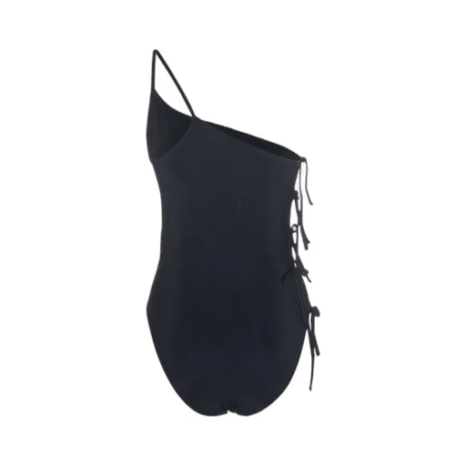 Knot-Detailing One-Shoulder Swimsuit
