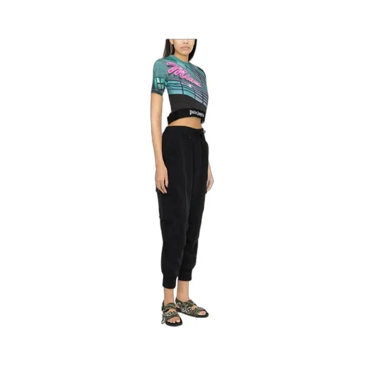 Miami Print Crop T-Shirt