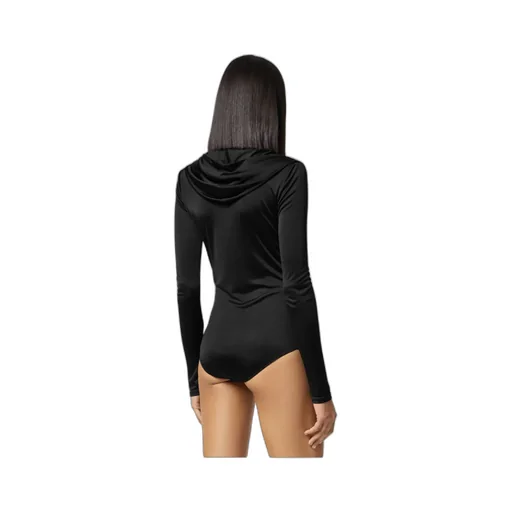 Cowl-Neck Long-Sleeved Bodysuit