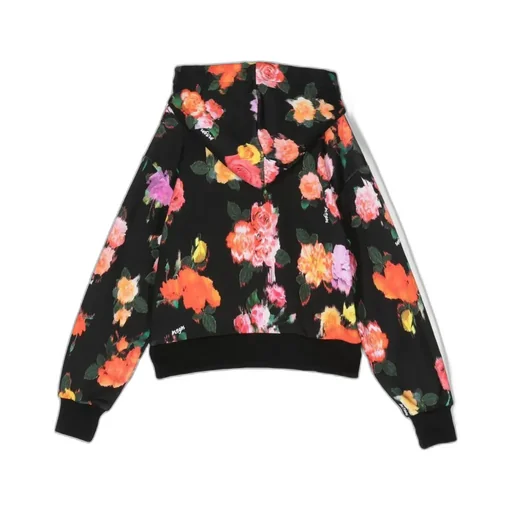 Floral Printed Hooded Sweater
