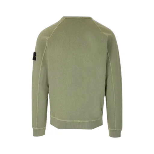Stone Island Logo Patch Crewneck Sweatshirt